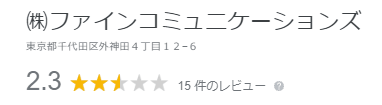 ファインコミュニケーションズ評判・口コミ悪い